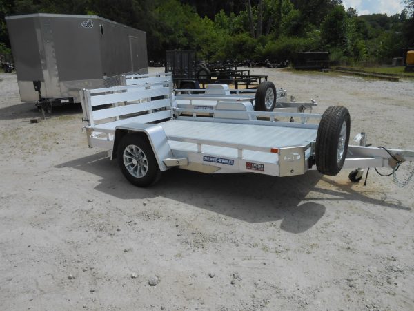 Sure Trac Trailer - 7 x 12 Aluminum Low Side Utility 3K