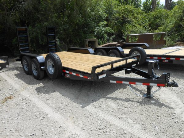 Sure Trac Trailer - 7 x 16 (14+2) Equipment Trailer 14K