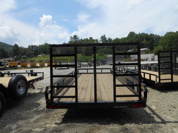 Sure Trac Trailer - 7 x 20 Tandem Tube Top Utility 10K w/ Brake