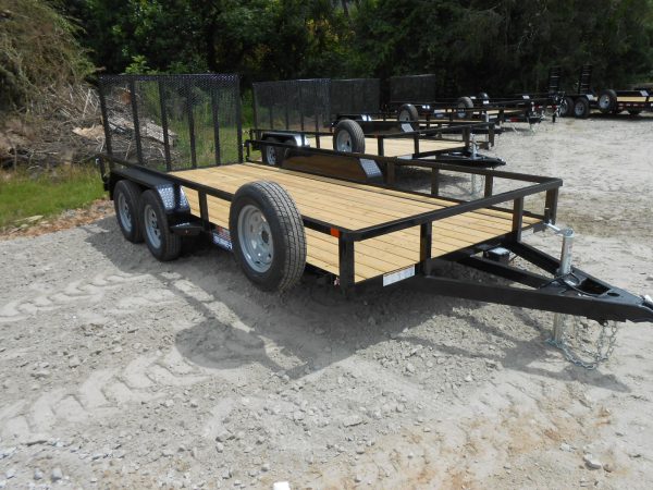 Sure Trac Trailer - 7 x 14 Tube Top Utility 5K w/ Brake