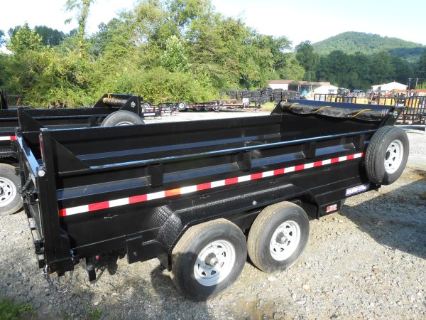 Sure Trac Trailers - 82" x 14' HD Low Pro Dump 14K Telescopic Lift