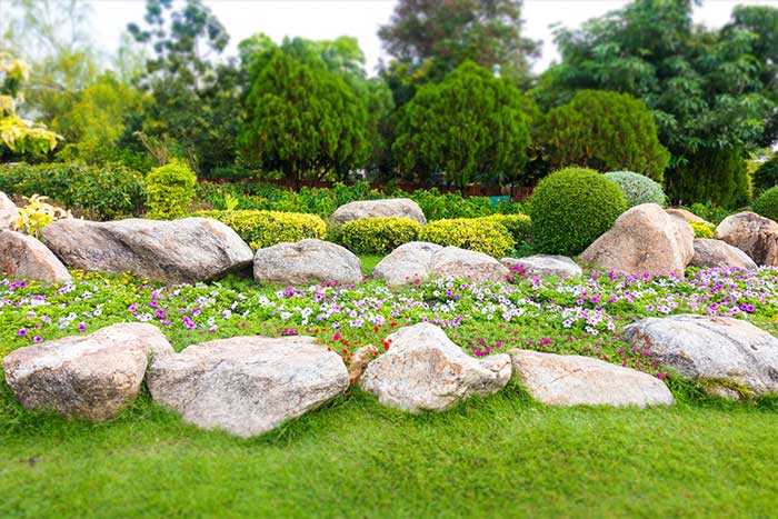 decorative rock delivery